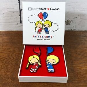 Patty and Jimmy 2 Piece Pin Set New